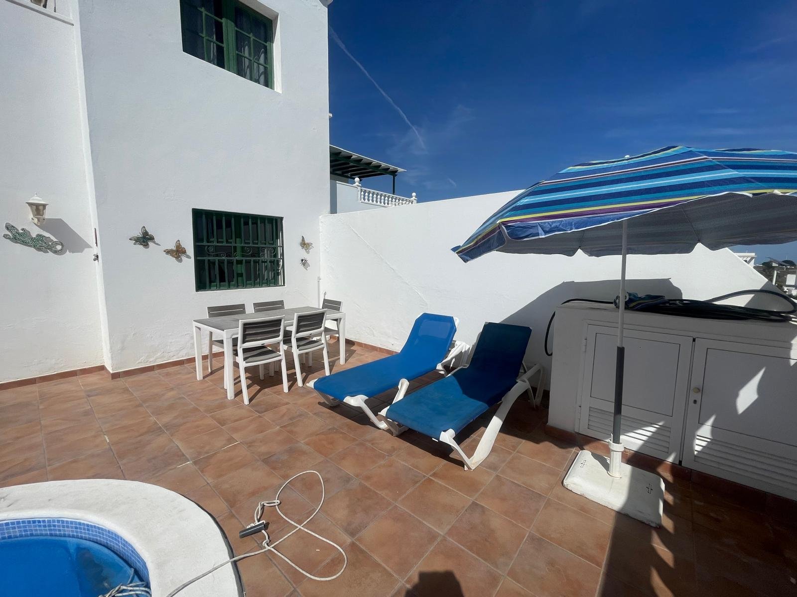 Garden and deck